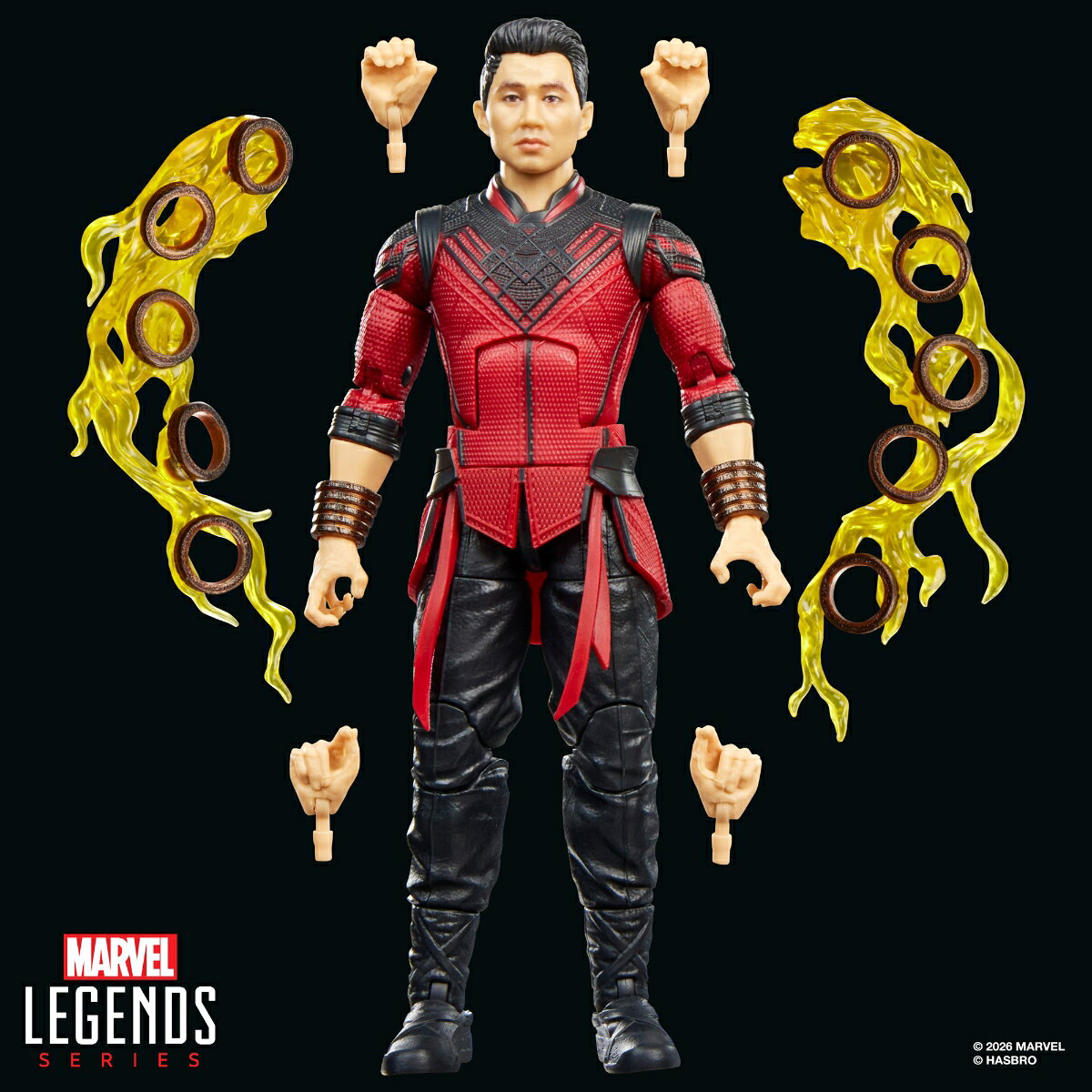 ハズブロ（Hasbro）MARVEL マーベルレジェンド・シリーズ シャン・チー、マーベル・スタジオ映画『アベンジャーズ／ドゥームズデイ』コレクション用 15 cm アクションフィギュアギフト G2378 正規品
