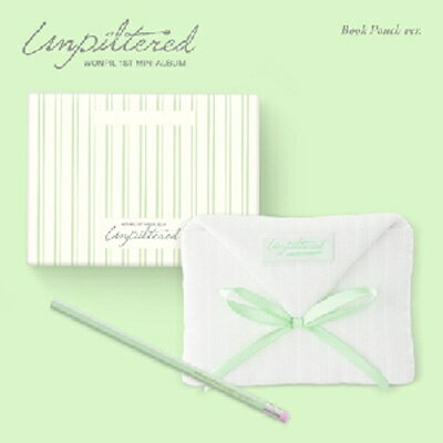 DAY6のWONPIL（ウォンピル）が、約4年ぶりにソロでカムバック！

■ Book Pouch

【封入特典】
ファブリックブックポーチ(195x145mm/1種)
鉛筆(190x7mm/1種)、フォトブック(120x160mm/90p/1種)
ポストカード(90x125mm/1種)
ドローイングステッカー(89x159mm/1種)
フィルムフォトカード(89x127mm/2種中ランダム1枚)
フォトカード(55x85mm/6種中ランダム2枚)

(メーカー・インフォメーションより)
Powered by HMV