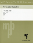 【輸入楽譜】スクリャービン, Aleksandr Nikolaevich: ピアノ・ソナタ 第4番 嬰ヘ短調 Op.30 [ スクリャービン, Aleksandr Nikolaevich ]