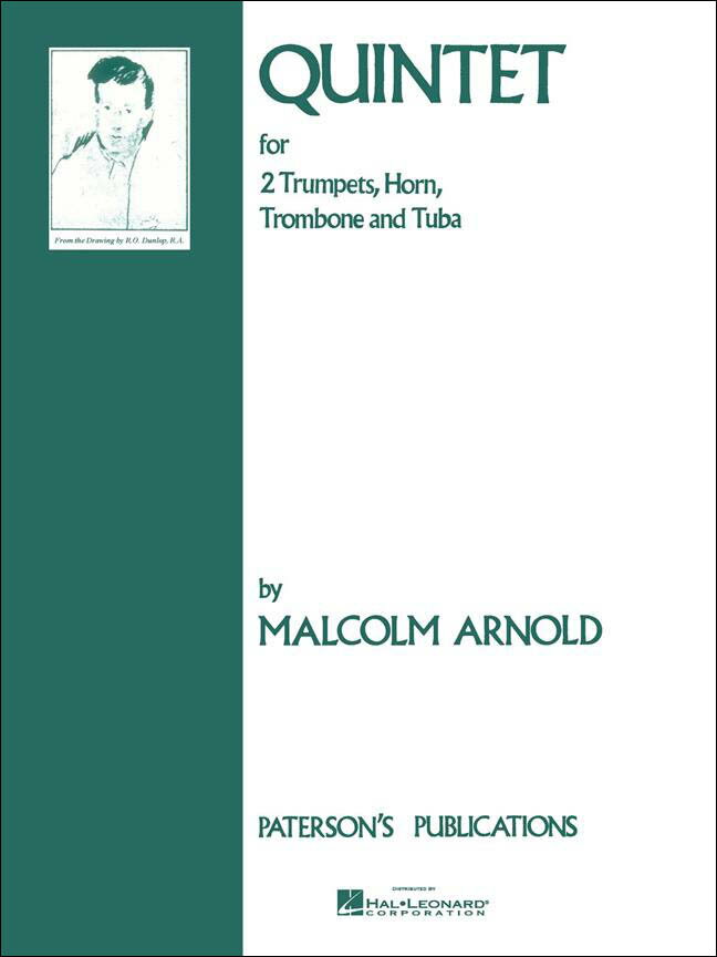 【輸入楽譜】アーノルド, Malcolm: 金管五重奏曲 Op.73: パート譜セット