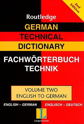Since its publication in 1995, the German Technical Dictionary has established itself as the definitive resource for anyone who needs to translate technical documents between German and English.
 This new edition has been substantially revised to reflect the technological environment of the 21st century. The revised edition contains over 75,000 entries, of which over 5,000 are new, with many new entries in the areas of:
 * the internet and telecommunications
 * bio-technology and the new genetics
 * new developments in health technology
 Throughout this dictionary continues to benefit from the features that made the first edition so valuable, including accurate translations in British and American English and an attractive, durable and easy to use layout.