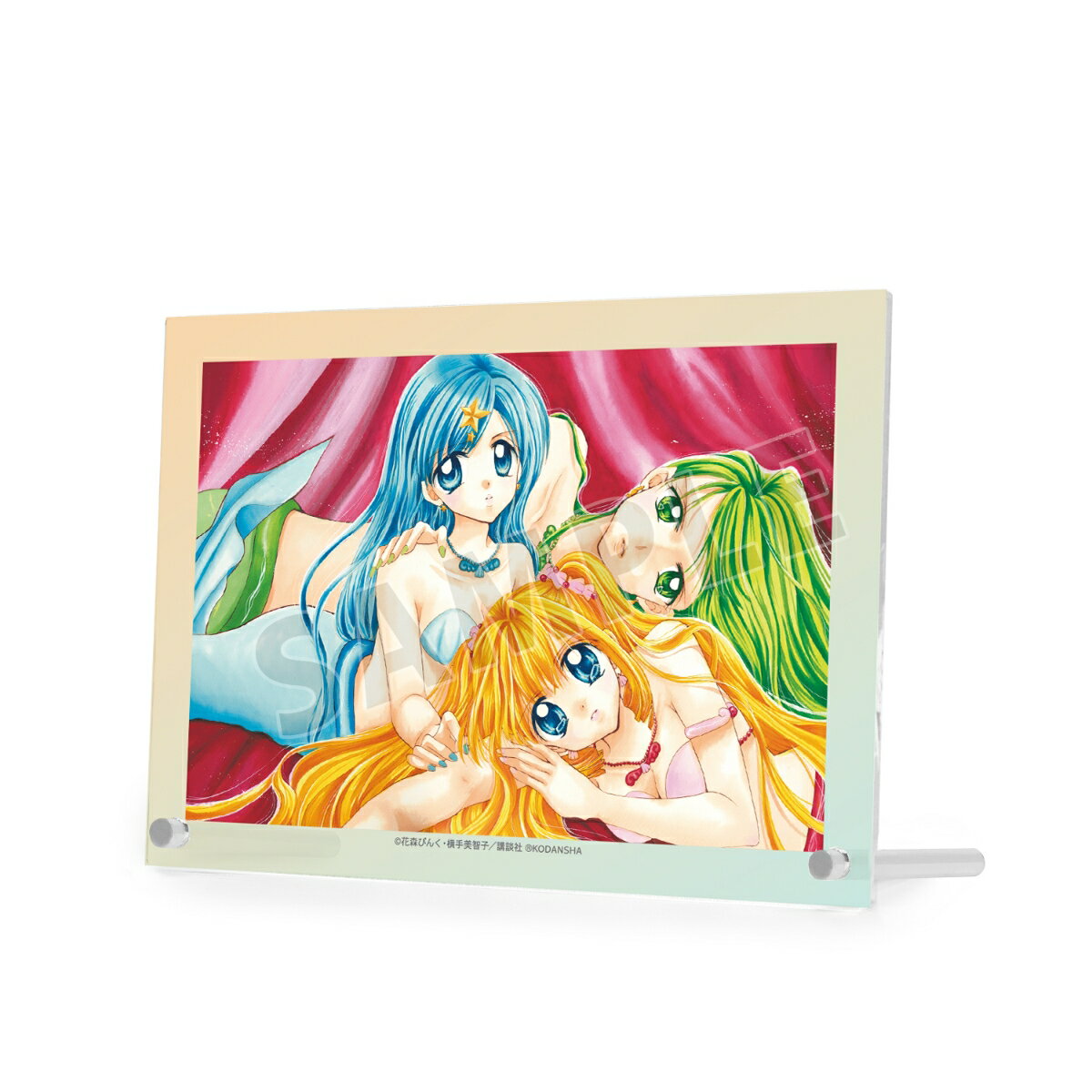 ぴちぴちピッチ七海 るちあ＆宝生 波音＆洞院 リナ A5アクリルパネル ver.A