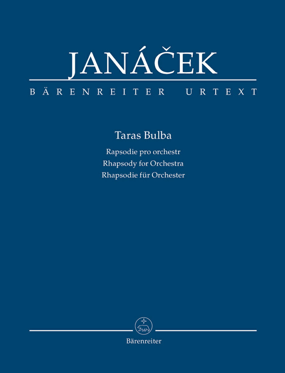 【輸入楽譜】ヤナーチェク, Leos: 狂詩曲「タラス・ブーリバ」/原典版/Hanus & Burghauser編: スタディ・スコア