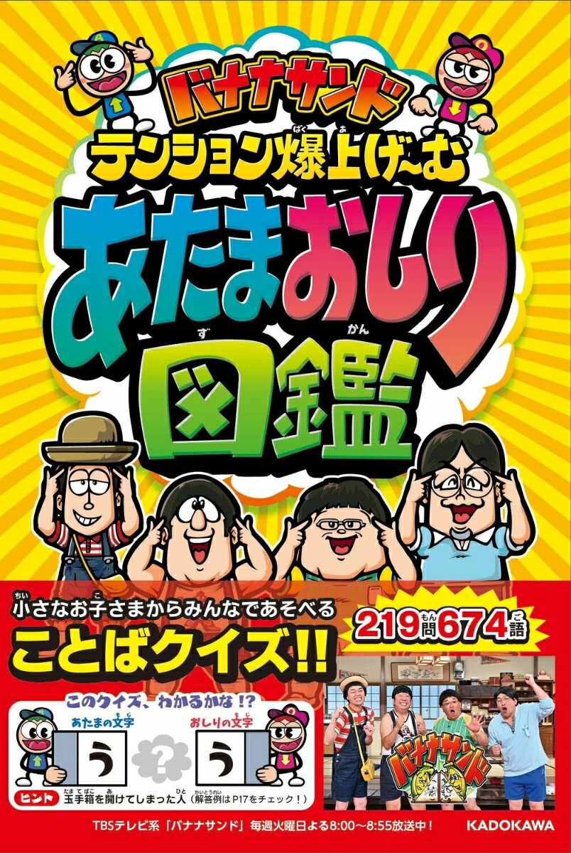 バナナサンド テンション爆上げ〜む あたまおしり図鑑