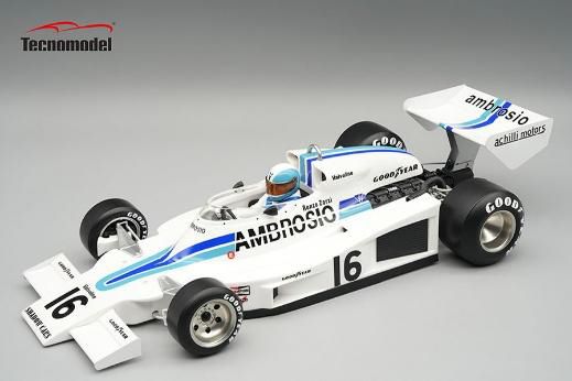 テクノモデル 1/18 シャドウ DN8 ロングビーチGP 1977 #16 Renzo Zorzi ドライバーフィギュア付き 【TMD18-436D】 (ミニカー)