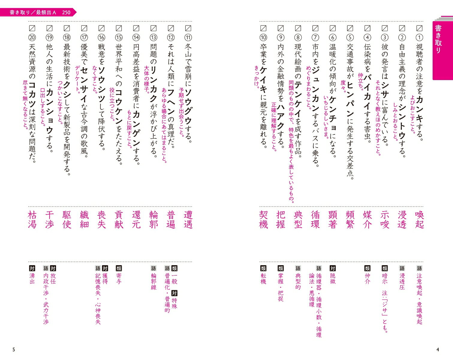 入試に出る漢字と語彙2400 [ 旺文社 ]の紹介画像3
