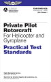 Detailed and up-to-date information on exactly what rotorcraft pilot candidates will need to explain and demonstrate during the oral and practical portions of their final flight test is provided in this cockpit-sized booklet. Knowledge requirements such as preflight preparations and airport operations, skill requirements--including what hovering maneuvers should be executed--and areas of navigation and emergency procedures that must be mastered are discussed for both Section 1 (Helicopter) and Section 2 (Gyroplane) of the Rotorcraft test. Supplementary reference materials and areas of background study, which helps test takers learn the required matter and obtain their pilot licenses, are also described.