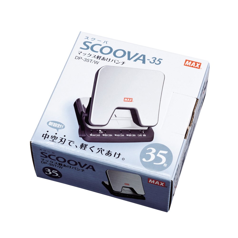 軽あけパンチSCOOVA　ホワイト 事務小物 （文具(Stationary)） [ パンチ ] book-17501376 楽天ブックス サンプル画像2