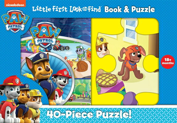 Nickelodeon Paw Patrol: Little First Look and Find Book Puzzle NICKELODEON PAW PATROL LITTLE Pi Kids