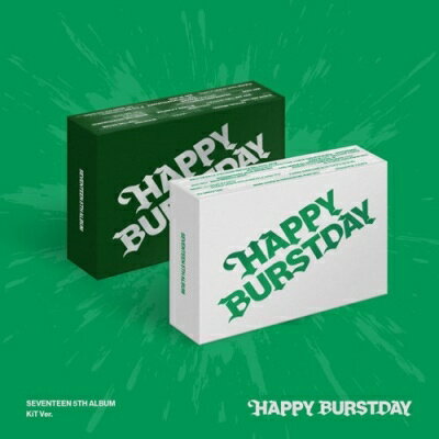 HAPPY BURSTDAY: SEVENTEEN 5th Album (KiT Ver.)(ランダムバージョン) ＜完全数量限定生産盤＞ ［KiT Album］（KOR） [ SEVENTEEN ]のサムネイル