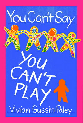 In this fascinating look at the moral dimensions of the classroom, MacArthur Prize-winning educator Paley introduces a new rule--"You can't say you can't play"--to her kindergarten students. "Explores how to keep students from being ignored by their classmates".--Publisher's Weekly. Line illustrations.