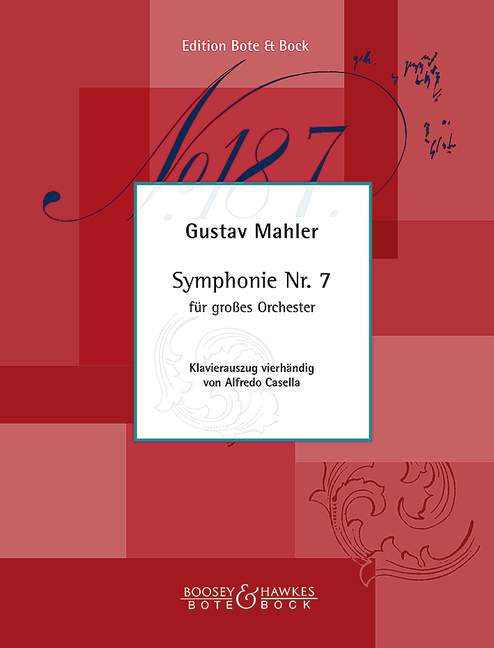 【輸入楽譜】マーラー, Gustav: 交響曲 第7番 ホ短調/カセッラ編曲