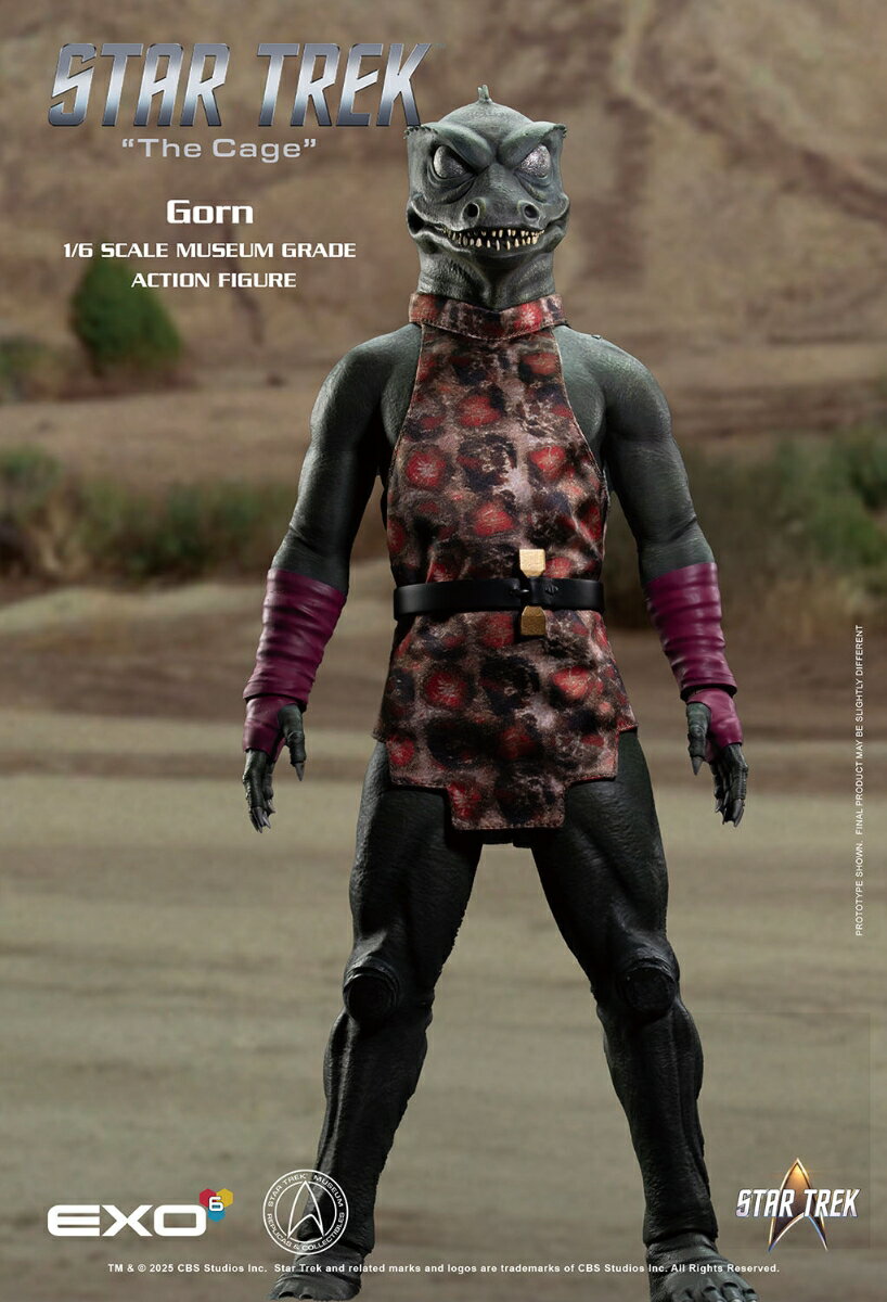1/6 ハイパーリアリスティックアクションフィギュア 宇宙大作戦 / 『スター・トレック』 ゴーン 【EXO-01-109】 (アクションフィギュア)