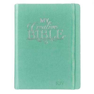 KJV Holy Bible, My Creative Bible, Faux Leather Hardcover - Ribbon Marker, King James Version, Teal KJV HOLY BIBLE MY CREATIVE BIB [ ー ]