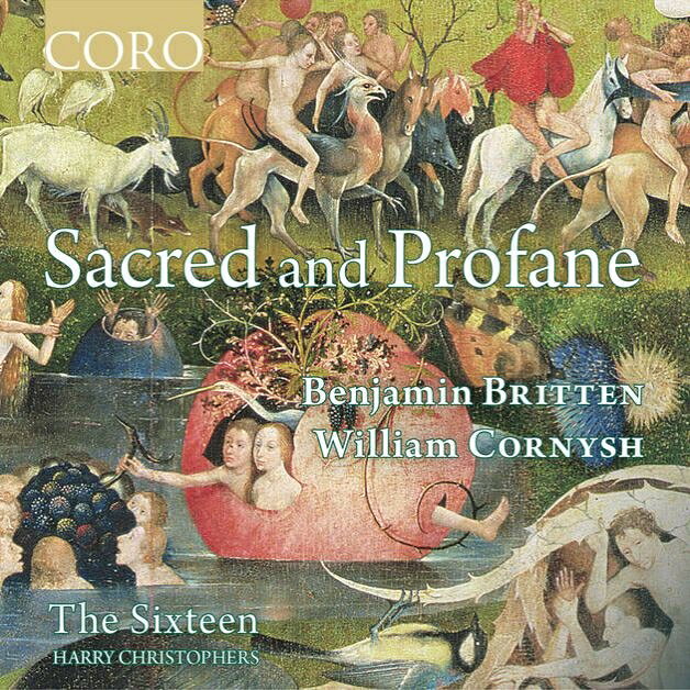 【輸入盤】『神聖と世俗〜ブリテン、コーニッシュ：合唱作品集』 ハリー・クリストファーズ＆ザ・シックスティーン