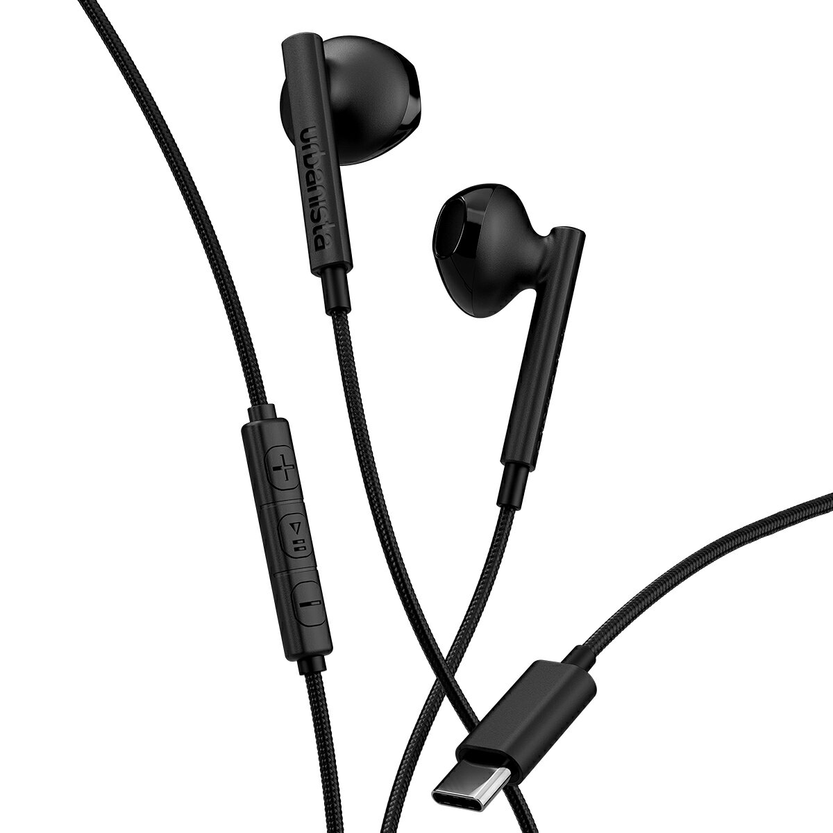 USB Type-C?端子対応で、iPhoneやiPad、Android、PCなど幅広い機器に接続可能。
豊かでバランスの取れたサウンドをお楽しみいただけます。
3ボタンリモコンで、再生・停止や音量調整、通話操作が手元で簡単に行えます。
内蔵マイクによりクリアで途切れにくい通話を実現し、ハンズフリー通話やWeb会議にも便利です。
モダンなデザインと快適な装着感を兼ね備え、日常使いからビジネスシーンまで幅広く活躍。
快適さ・高音質・使いやすさを兼ね備えた有線イヤホンです。

特徴
■北欧ライフスタイルオーディオブランドurbanista（アーバニスタ）のスタイリッシュなデザインのUSB Type-C 有線イヤホン
■リモコン搭載。音楽の再生・停止や音量調整、通話応答を手元で簡単操作
■周囲の音もバランスよく拾える全指向性マイク搭載。ハンズフリー通話やWeb会議に便利
■絡まりにくいファブリックケーブル
■周囲の音も聞こえやすく圧迫感のないインナーイヤー型
■有線イヤホンなので充電不要。いつでも使えて長時間使用でもバッテリー切れの心配がありません
■音の遅延が少なくゲームや動画に最適
■接続が簡単（挿すだけですぐ使える）
■北欧のセンスが光る豊富なカラバリ
■プラスチックフリーかつFSC認証紙を使用した、環境にやさしい紙パッケージ

仕様
・接続端子：USB Type-C
・ドライバーサイズ：14.2 mm
・ドライバータイプ：ダイナミック型
・ドライバー感度：108±3 dB SPL／mW（@1 kHz）
・ドライバーインピーダンス：32±15％ Ω
・再生周波数帯域：20〜20,000 Hz
・マイクタイプ：全指向性
・マイク周波数帯域：100〜20,000 Hz
・ケーブル長：1.2 m
・重量：15.3 g

付属品
・クイックスタートガイド（安全性および適合性に関する情報
/保証書）