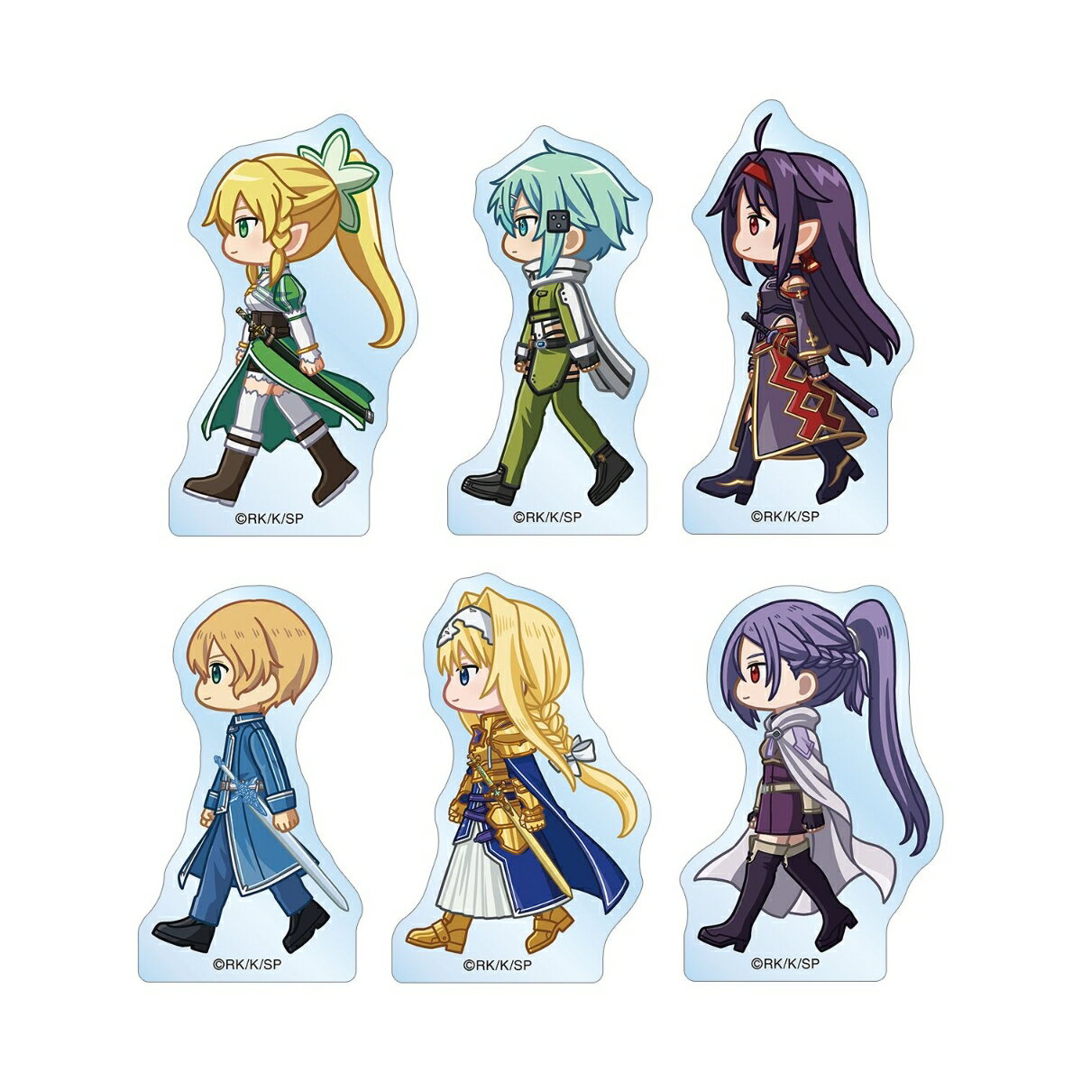 ソードアート・オンライントレーディング ちびとこ アクリルマスコット ver.B(BOX＝6個)