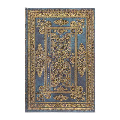 Blue Luxe Mini Lined Hardcover Journal, 176pg, 85gsm by Paperblanks (Luxe Design)