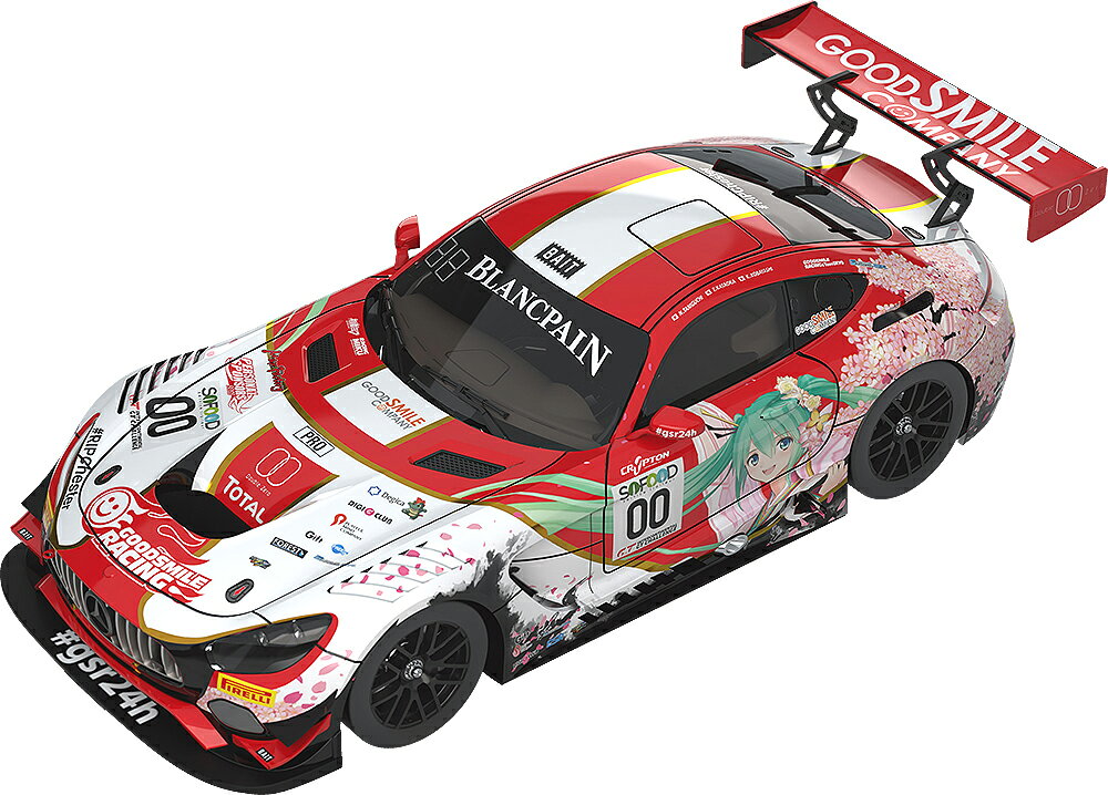 1/43 『初音ミク GTプロジェクト』 グッドスマイル 初音ミク AMG 2017 SPA24H Ver.【二次再販】 (塗装済み完成品ミニカー)