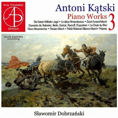 コンツキ、アントニ（1816ー1899）発売日：2025年10月31日 予約締切日：2025年10月27日 Piano Works Vol.3 : Slawomir Dobrzanski JAN：5901741655946 AP0594 Acte Prealable CD クラシック 器楽曲 輸入盤