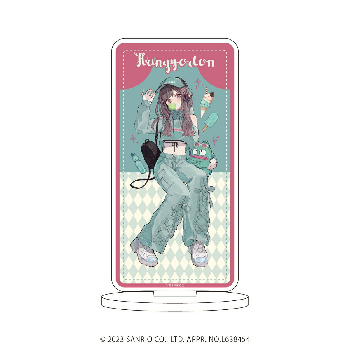 キャラアクリルフィギュア「赤倉×はぴだんぶい」10/ハンギョドン(描き下ろしイラスト)【グッズ】