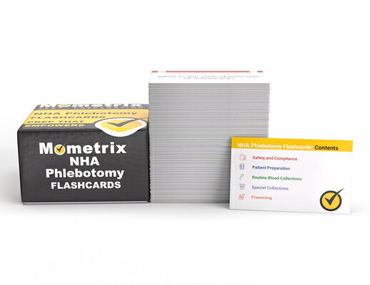 Nha Phlebotomy Study Cards 2024-2025: Nha Phlebotomy Exam Prep and Practice Test Questions [Full Col FLSH CARD-NHA PHLEBOTOMY STUDY 