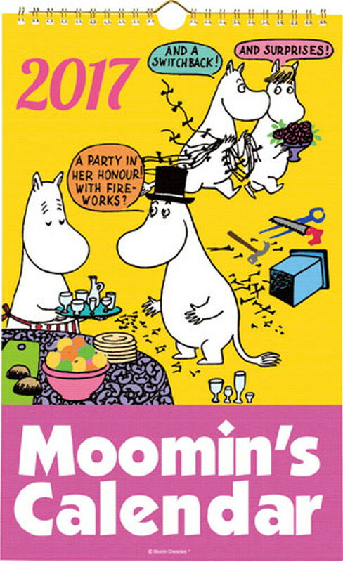 【壁掛】ムーミンカレンダー（原画柄）