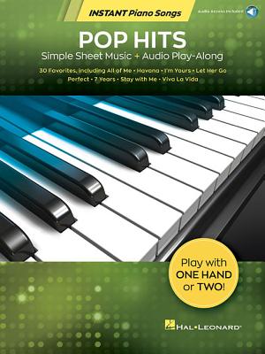 Pop Hits - Instant Piano Songs Book/Online Audio