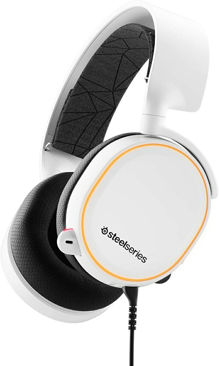 ゲーミングヘッドセット SteelSeries Arctis 5 White