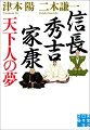 戦国時代を終わらせた、織田信長、豊臣秀吉、徳川家康。三人の英雄の戦いや政策、人間像を、『下天は夢か』など「夢」三部作で戦国小説の第一人者となった津本陽と、多くの大河ドラマの監修を務める歴史学者・二木謙一との対談で解き明かす。津本作品の名場面再録ほか、「本能寺の変」「関ヶ原の戦」など歴史的事件も詳細に解説、図版も多数収録。