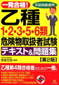 乙種第４類合格者のための一冊。物質の特性をわかりやすく解説。豊富な練習問題で理解度をチェック。試験の傾向と対策を各類ごとに紹介。模擬試験で直前の腕試し。文字を隠せる赤シートで学習効果倍増！