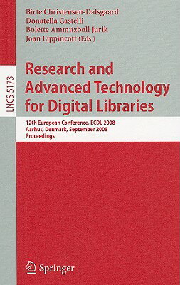 Research and Advanced Technology for Digital Libraries: 12th European Conference, ECDL 2008, Aarhus,