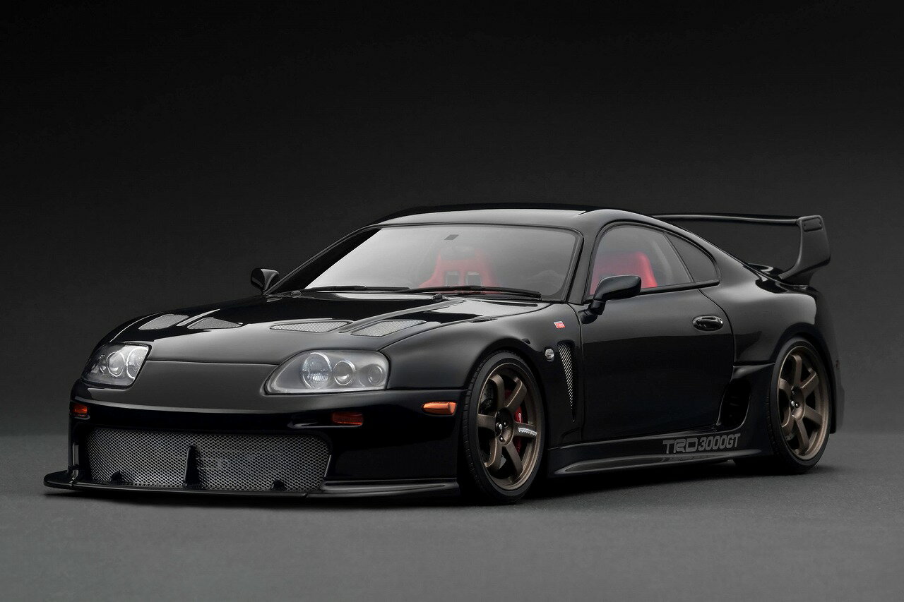 ignition model Toyota Supra (A80) TRD 3000GT Black (1/18 Scale) 【IG3599】 (ミニカー)