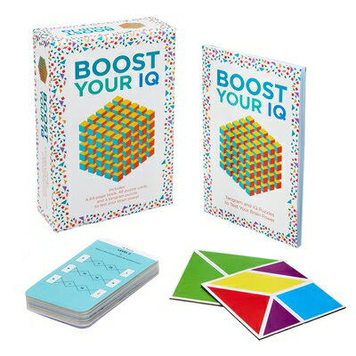 Boost Your IQ: Includes 64-Page Puzzle Book, 48 Cards and a Press-Out Tangram Puzzle to Test Your Br