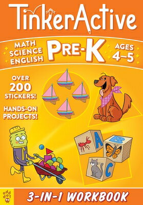 Tinkeractive Pre-K 3-In-1 Workbook: Math, Science, English Language Arts TINKERACTIVE PRE-K 3-IN-1 WORK （Tinkeractive Workbooks） Nathalie Le Du