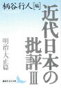 近代日本の批評3 明治 大正篇 明治 大正篇 （講談社文芸文庫） 柄谷 行人