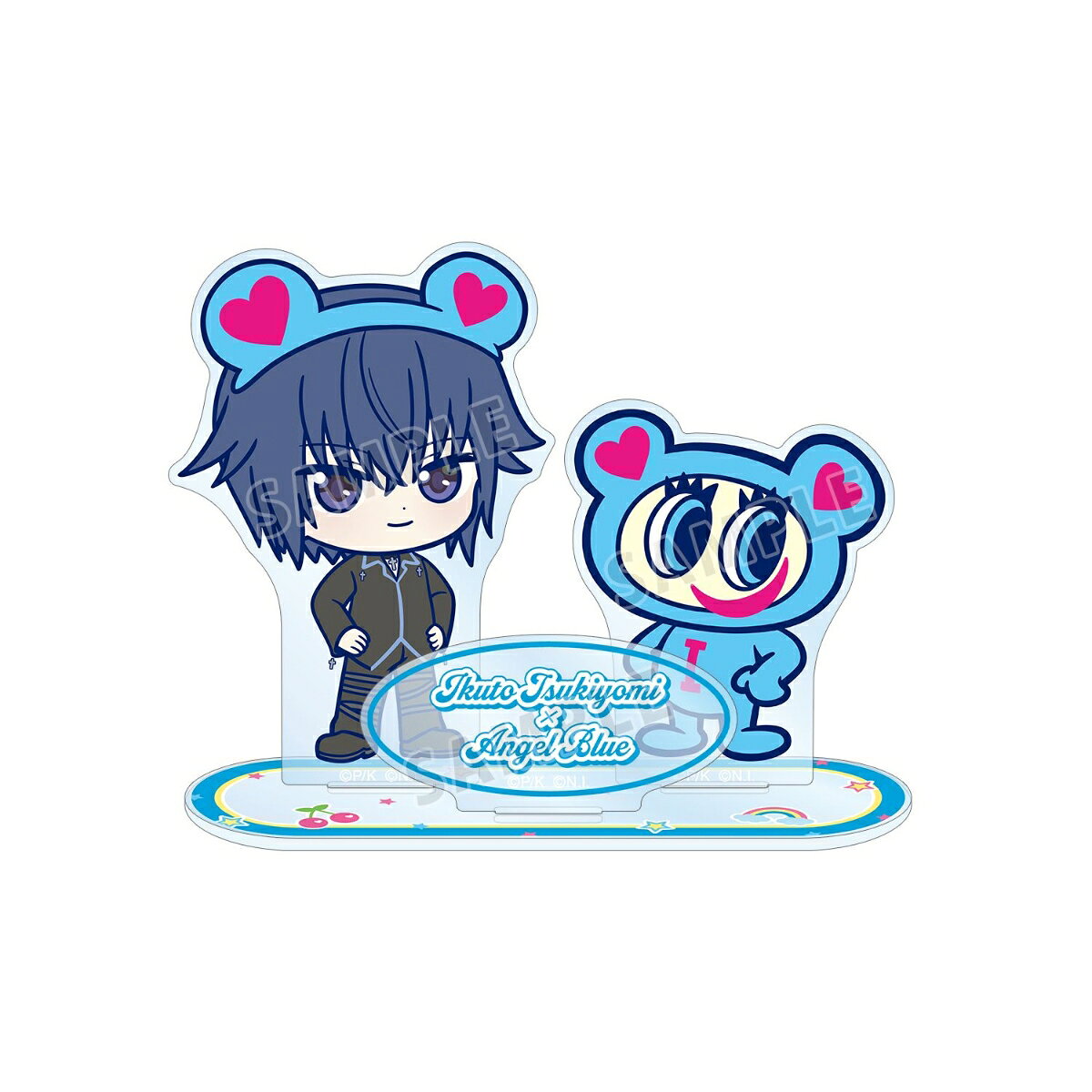 『しゅごキャラ！』ナルミヤキャラクターズコラボ 月詠 イクト&ナカムラくん ちびキャラ パーツ付きBIGアクリルスタンド