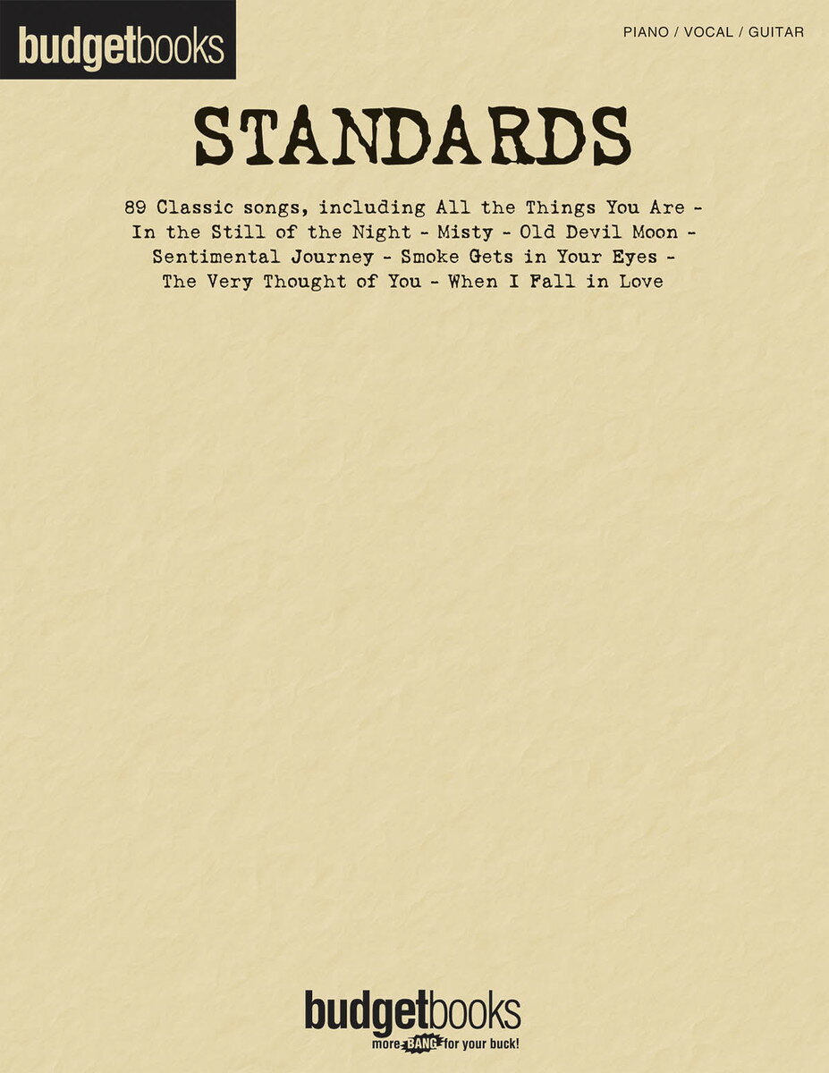 Standards: Budget Books