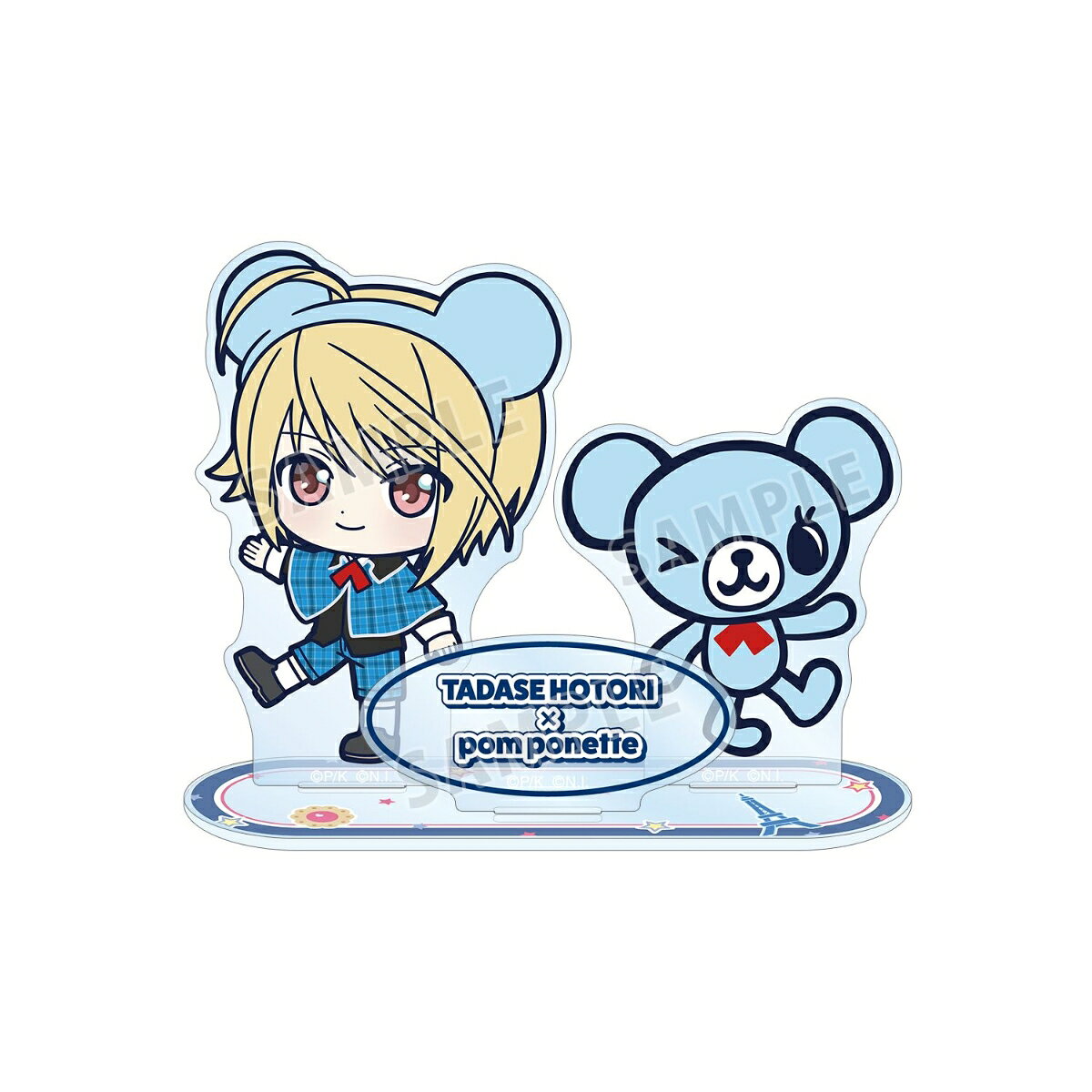 『しゅごキャラ！』ナルミヤキャラクターズコラボ 辺里 唯世&ミントくん ちびキャラ パーツ付きBIGアクリルスタンド