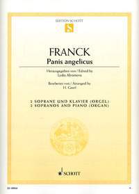 【輸入楽譜】フランク, Cesar: 三声のミサ Op.12より 天使の糧(ラテン語)/ソプラノ二重唱用編曲/Geerl & Abramova編