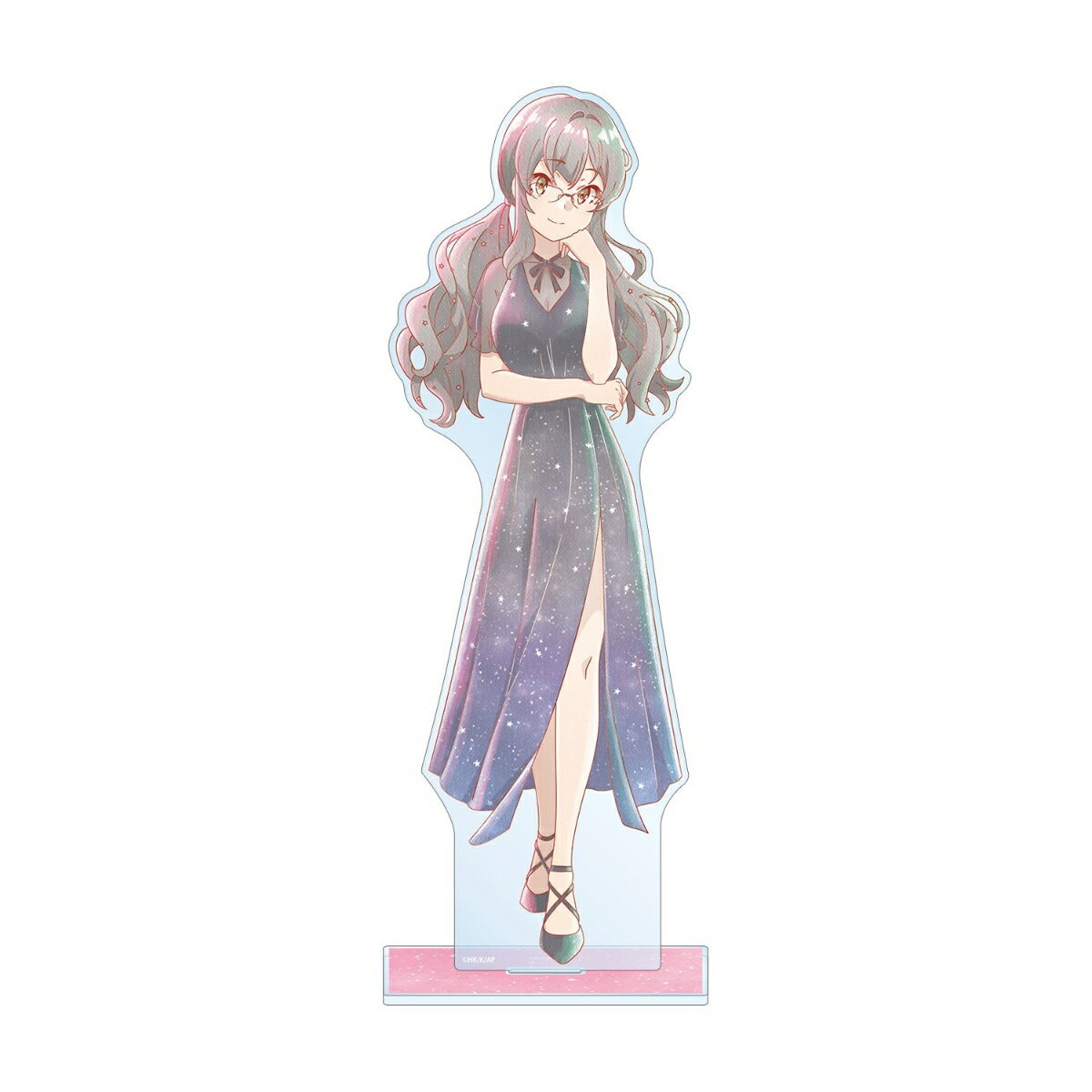 「青春ブタ野郎」シリーズ描き下ろし 双葉理央 星空ドレスver. Ani-Art aqua label 特大アクリルスタンド