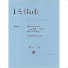 【輸入楽譜】バッハ, Johann Sebastian: バイオリン協奏曲 第2番 ホ長調 BWV 1042