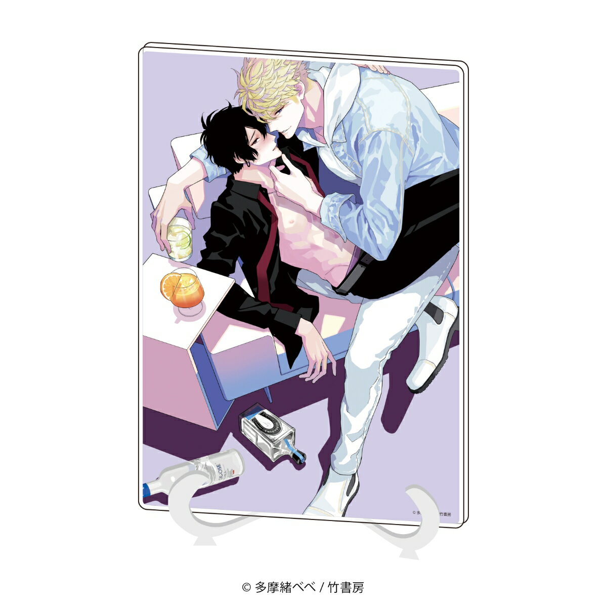 アクリルアートボード(A5サイズ)「多摩緒べべ先生」02/ラブインダルジュ(公式イラスト)【グッズ】