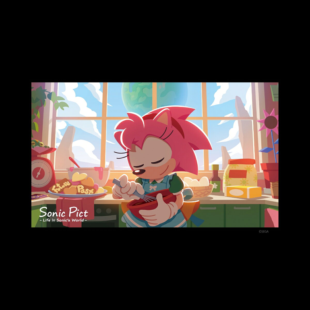 『ソニック・ザ・ヘッジホッグ』アクリルブロック（SONIC PICT）2023年02月「想いを込めて...」