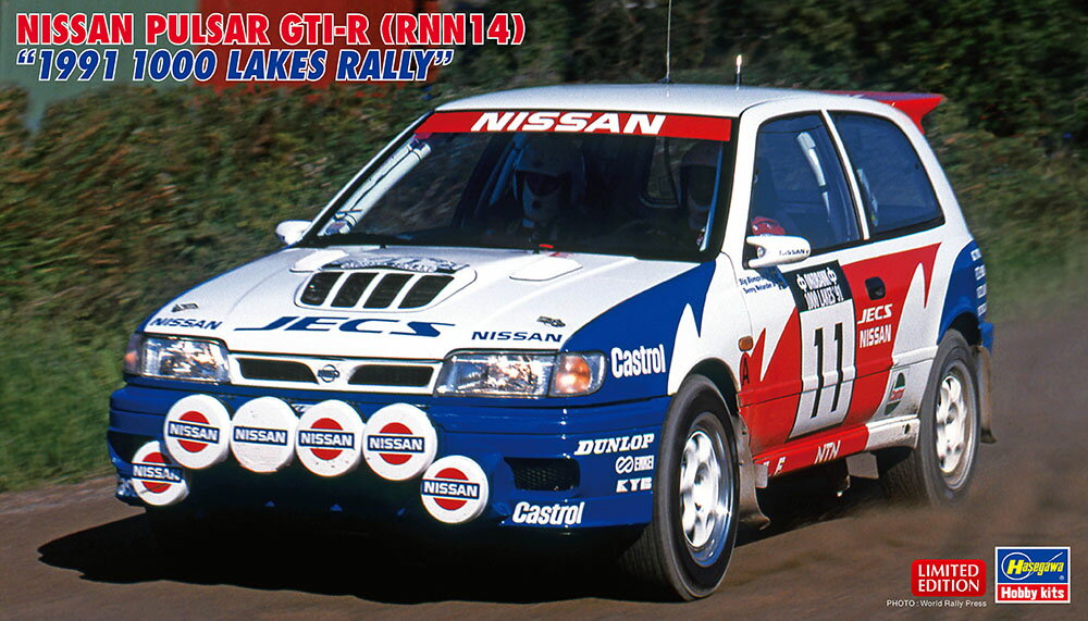 1/24 ニッサン パルサー GTI-R (RNN14) “1991 1000湖 ラリー” 【20605】 (プラモデル)