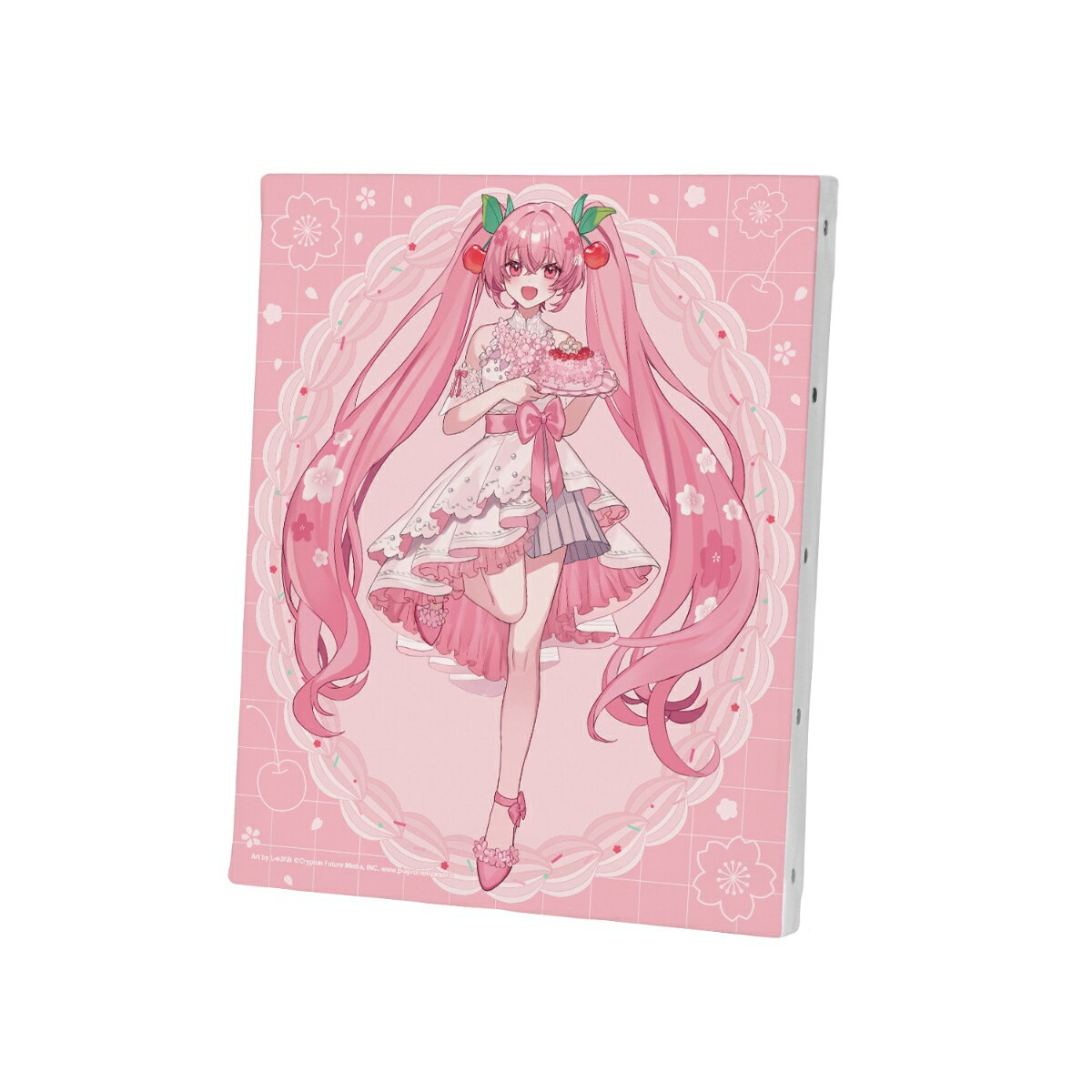 桜ミク 描き下ろし 桜ミク 桜パーティーver. Art by しゅがお キャンバスボード【グッズ】