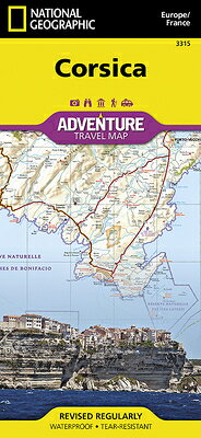 MAPーCORSICA MAP FRANCE 2019/E National Geographic Adventure Map National Geographic Maps NATL GEOGRAPHIC MAPS2019 Folded English ISBN：9781566956062 洋書 Travel（旅行） Travel