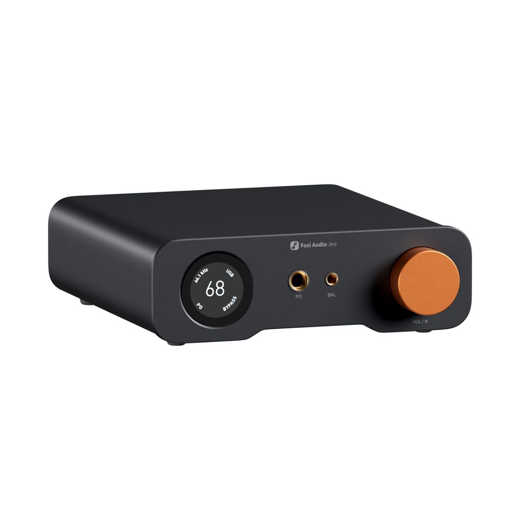 【オールインワンのデスクトップHiFi DAC／ヘッドホンアンプ／プリアンプ】
高品質なチップセットと自社開発のフルバランス回路を採用し、低ノイズかつ低歪みを実現しています。
HiFiヘッドホンやアクティブスピーカーに最適で、究極のデスクトップオーディオソリューションです。

【卓越した音質】
AKM4493SEQ DAC、XMOS XU316 プロセッサー、4基のOPA1612アンプを搭載した高性能チップセットにより、最大PCM 768kHz／32bitおよびDSD512に対応します。
独自開発のデュアル電源バランスアンプ回路に複数の超低ノイズLDOとコンデンサーを組み合わせ、ノイズレベルを1.9μVまで低減しています。

【高出力性能】
6.35mmシングルエンド出力（640mW＠32Ω ×2）と4.4mmバランス出力（2570mW＠32Ω ×2）を搭載しています。
3段階のゲイン切替により、16Ωから300Ωまでのヘッドホンに対応し、インイヤーからオーバーイヤーまで幅広いヘッドホンに最適です。

【多用途かつ柔軟】
同軸、光デジタル、USB、RCA入力に加え、4.4mm、6.35mm、RCA、XLR出力を備え、幅広いオーディオソースや機器に接続できます。
デスクトップHiFi用のDAC／アンプ／プリアンプとして機能します。
UACモード切替により、音楽だけでなくゲーム用途でもゲーム機との高い互換性を実現します。

【豊富なカスタマイズ性】
低音／高音のEQ調整や6種類のフィルター（バイパスモードを含む）、
さらに交換可能な2基のオペアンプを搭載し、お好みに合わせたサウンドチューニングが可能です。
すべての機能はディスプレイに統合され、Zシリーズのデザイン言語を継承したクリーンで高級感のある外観を実現しています。

◎付属品
・ZH3本体
・6.35mmアダプター
・12Vトリガーケーブル 
・リモコン
・取扱説明書
・USB-A／C to USB-Cケーブル
・電源アダプター

＜スペック＞
●チップセット：XMOS XU316 ＋ AKM4493SEQ ＋ OPA1612 × 4
●インターフェイス：USB, 光デジタル／ 同軸／RCA／12Vトリガー入力／ XLR／ RCA／ 4.4mm／ 6.35mm
●出力方式：4.4mm ／ 6.35mm ／ RCA ／ XLR
●THD：＜0.00018％
●SNR：＞121dB
●ノイズフロア：1.9μV以下
●終端インピーダンス：16-300Ω