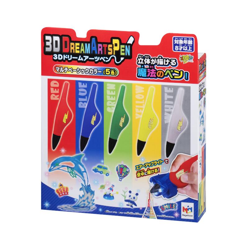 3Dドリームアーツペン マルチベーシックカラー(5色)