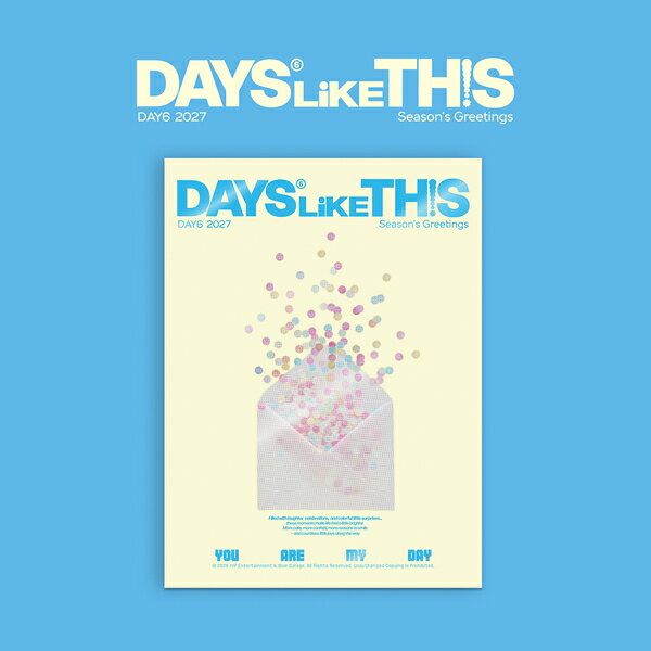 【先着特典】DAY6 - 2027 Season's Greetings [DAYS LIKE THIS] ［CALENDAR+GOODS］(フォトカードセット（メンバー各1枚ずつ：1セット）)